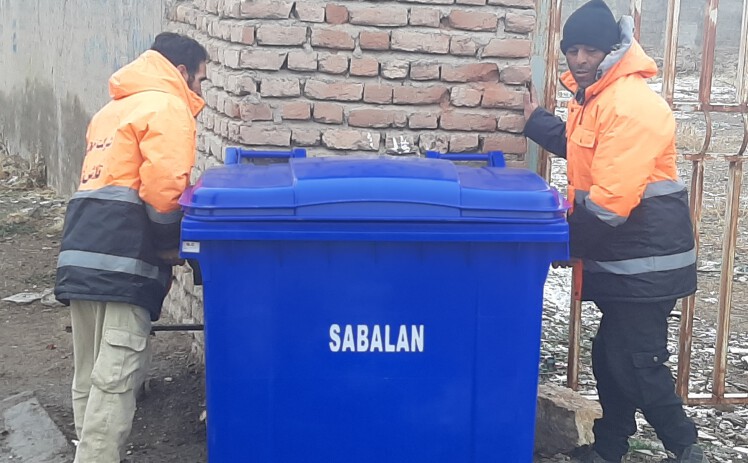 جانمایی باکس های جدید زباله در سطح شهر کرسف